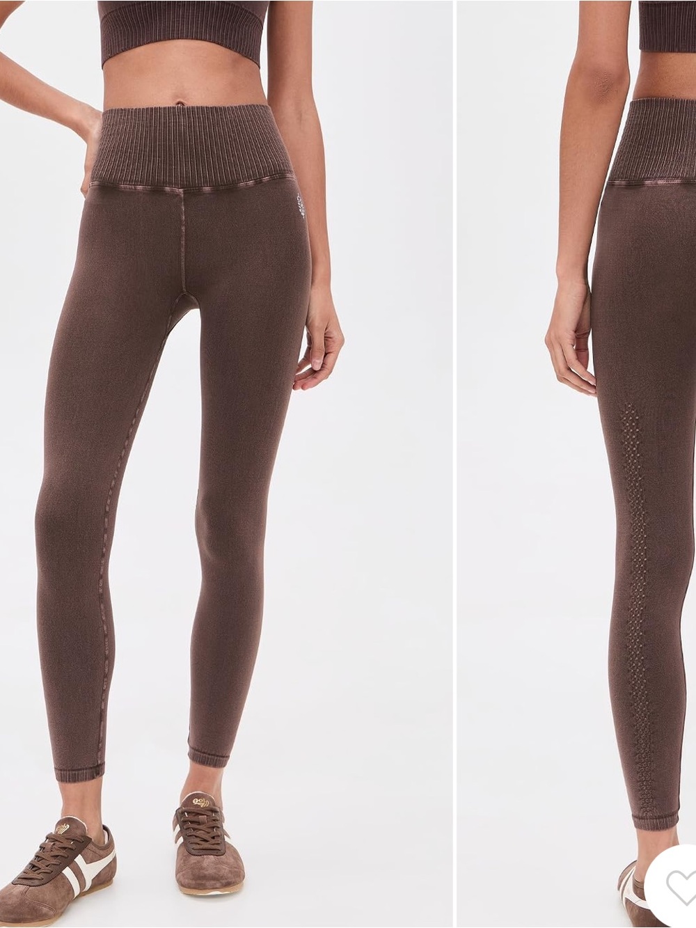 FP Movement Good Karma Leggings in chocolate brown